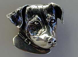 Jack Russell belt buckle