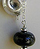 Madagascar japser and sterling silver pendulum