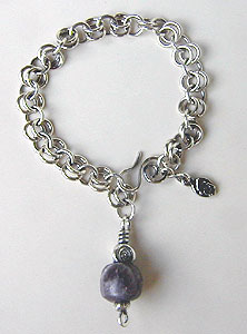 Amethyst and Sterling Silver Pendulum