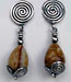 flower jade earrings