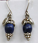 AAA Lapis and Sterling Silver earrings