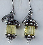 jonquil crystal earrings