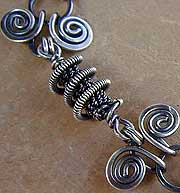 handcrafted sterling silver necklace by Vicky Jousan