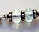 aquamarine ankle bracelet