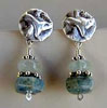 Aquamarine and Sterling Silver Necklace and Earrings by Vicky Jousan