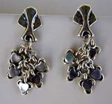 Sterling silver earrings by Vicky Jousan