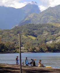 Vicky in Tahiti